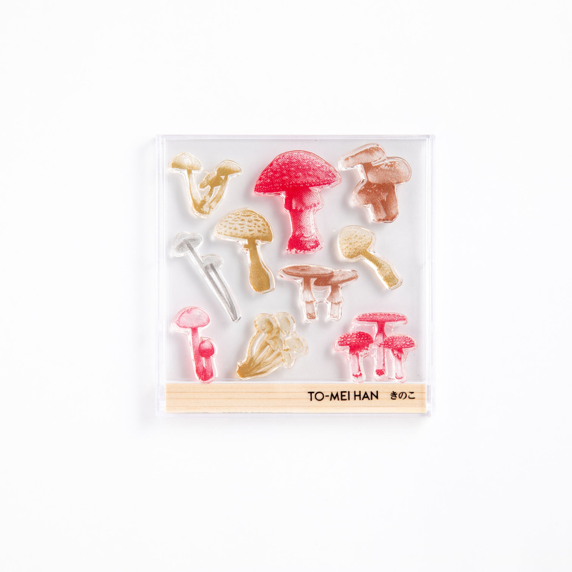 TO-MEI HAN きのこ -超再現クリアスタンプ- – stamp be mine OSAKA