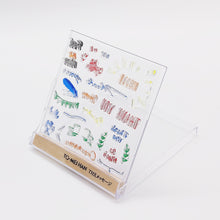 画像をギャラリービューアに読み込む, TO-MEI HAN THXメッセージ -貼ってはがせるフォトポリマー製クリアスタンプ-