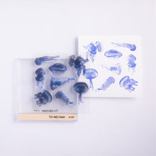 画像をギャラリービューアに読み込む, TO-MEI HAN クラゲ -超再現クリアスタンプ-