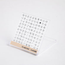 画像をギャラリービューアに読み込む, ひらがな明朝 -貼ってはがせる透明なフォトポリマー製クリアスタンプ TO-MEI HAN -