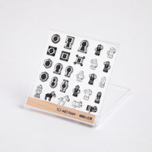 画像をギャラリービューアに読み込む, TO-MEI HAN 埴輪と古墳 -貼ってはがせるフォトポリマー製クリアスタンプ-