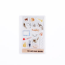 画像をギャラリービューアに読み込む, ちっちゃなにゃんこの手帳スタンプ「猫の集会」