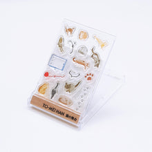 画像をギャラリービューアに読み込む, ちっちゃなにゃんこの手帳スタンプ「猫の集会」