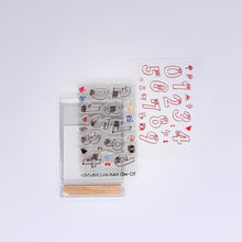 画像をギャラリービューアに読み込む, かわいい!数字のスタンプ 「 TO-MEI HAN はんこ10きょうだい」