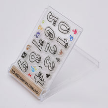 画像をギャラリービューアに読み込む, かわいい!数字のスタンプ 「 TO-MEI HAN はんこ10きょうだい」