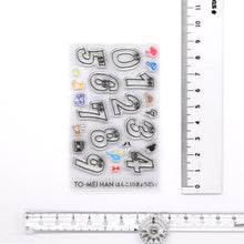 画像をギャラリービューアに読み込む, かわいい!数字のスタンプ 「 TO-MEI HAN はんこ10きょうだい」