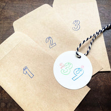 画像をギャラリービューアに読み込む, かわいい!数字のスタンプ 「 TO-MEI HAN はんこ10きょうだい」