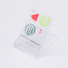 画像をギャラリービューアに読み込む, すいかの多色スタンプ(アクリル付) -超再現クリアスタンプ TO-MEI HAN -