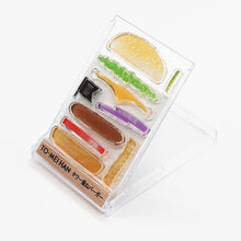 画像をギャラリービューアに読み込む, 好きなだけ積み重ねれる!夢のハンバーガースタンプ「TO-MEI HAN タワー重ねバーガー」