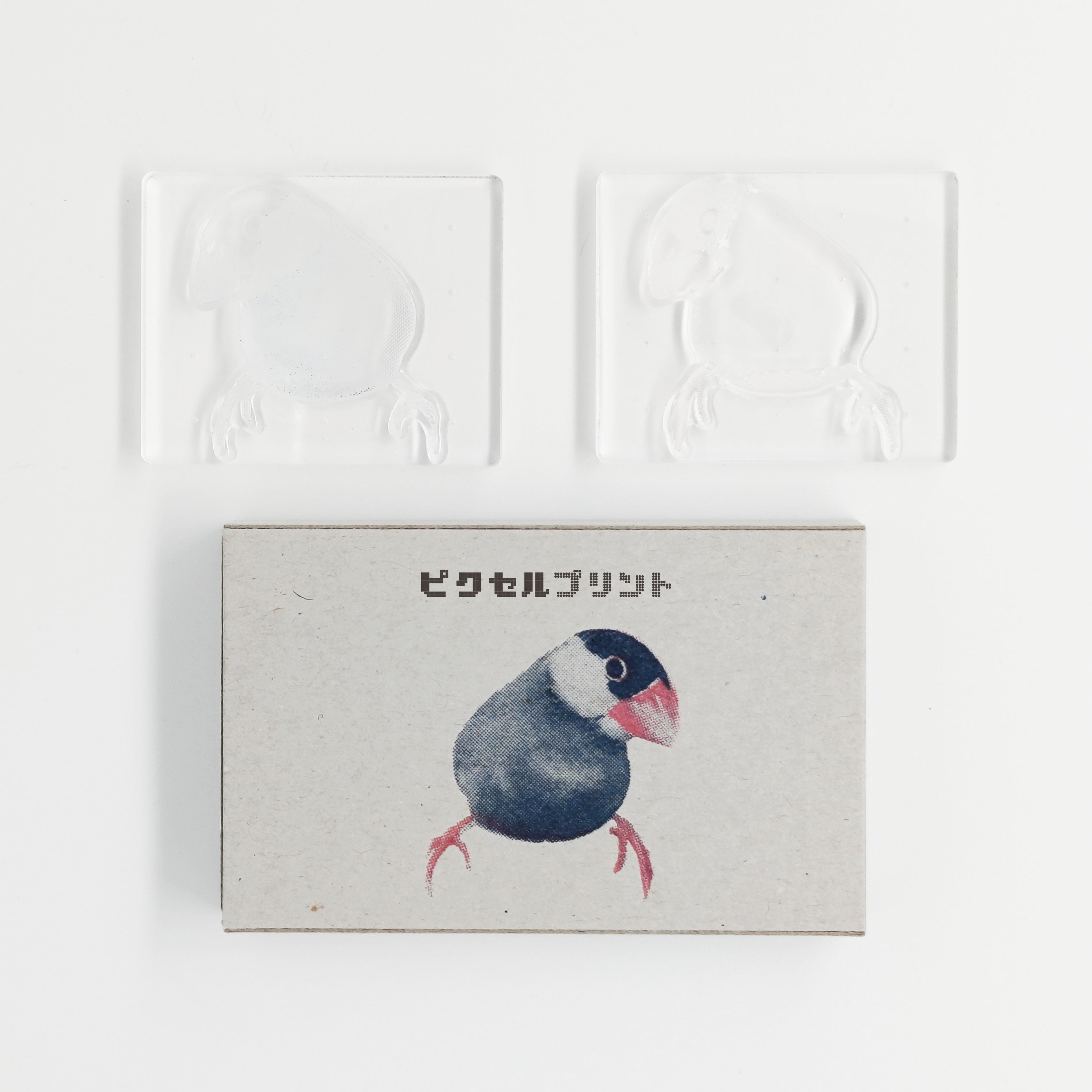 2色クリアスタンプオーダーメイドサービス「ピクセルプリント