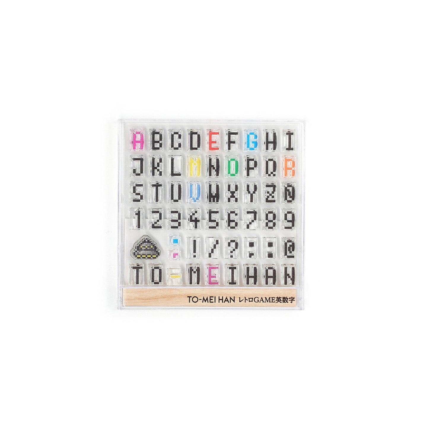 押すだけでスコアボード風タイトルに「レトロGAME英数字」　TO-MEI HAN