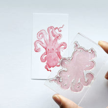 画像をギャラリービューアに読み込む, Biology Stamp　＜フォーホーンオクトパス＞
