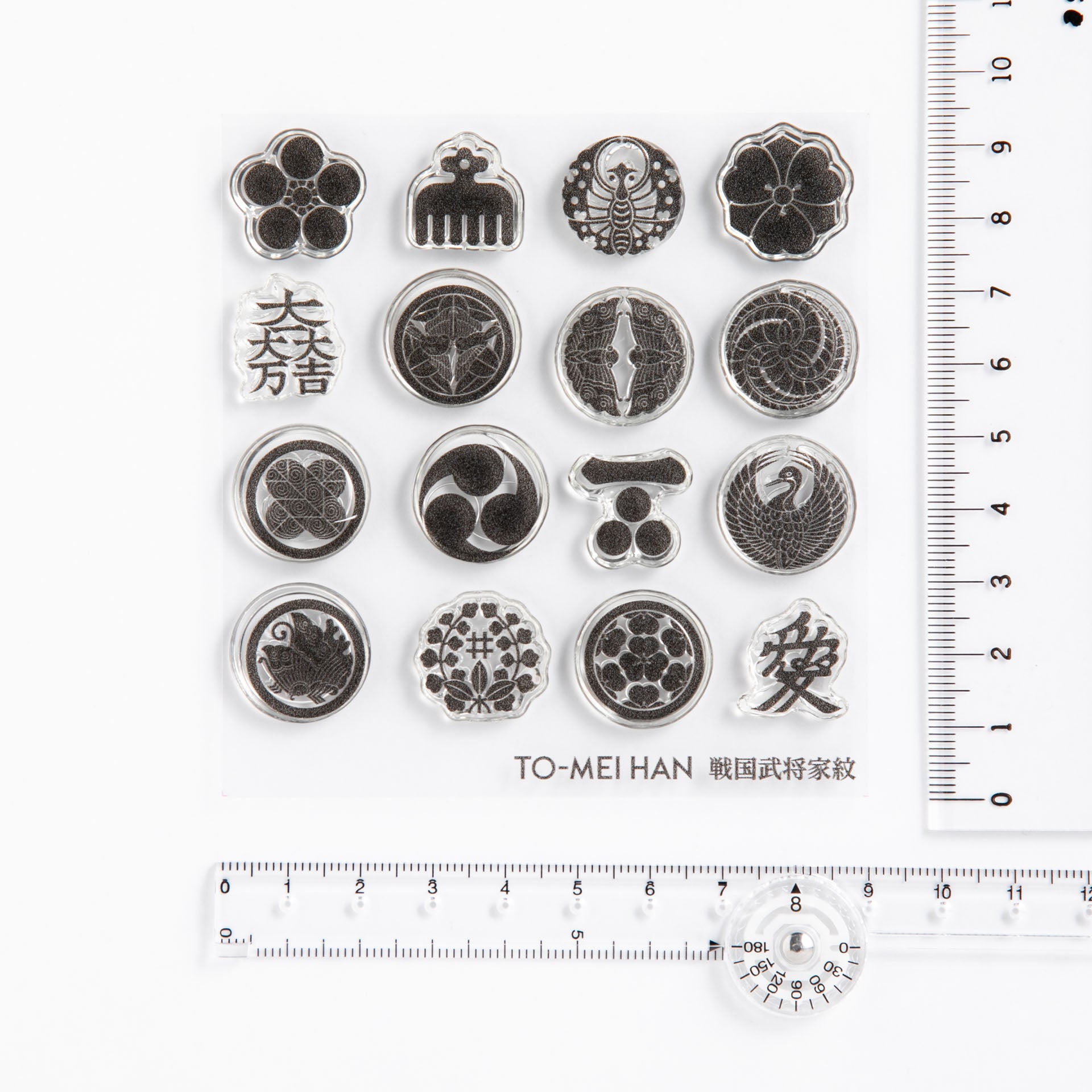 戦国武将家紋スタンプ -超再現クリアスタンプ TO-MEI HAN - – stamp be